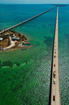 
                    
                        7 mile bridge to Key West. Drove it one time, decided the small airplane flight back and forth to the island saved my sanity. Miss that place.
                    
                