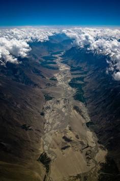 Parting of the clouds -  Skardu, Jammu and Kashmir, India