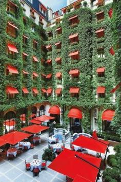 
                    
                        Hotel Plaza Athénée, Paris.
                    
                