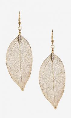 Meghan Fabulous | Golden Leaf Earrings