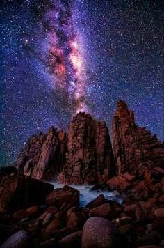 Via Lactea en Isla Victoria, Australia