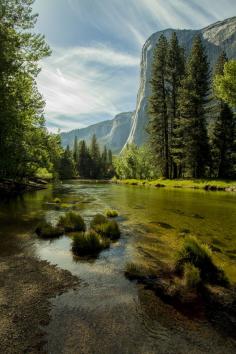 The Merced River in Yosemite - California - USA