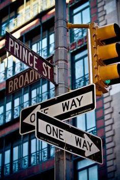 Prince and Broadway, New York, United States.