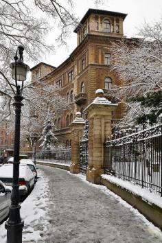 Winter in Kodaly Circus, Budapest, Hungary