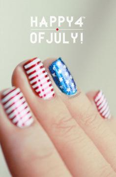 Patriotic pinkies: You'll nail the Fourth of July food and favors, why not your nails?
