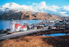 
                    
                        A view of downtown Unalaska, Alaska.  suitcasesandsunse...
                    
                