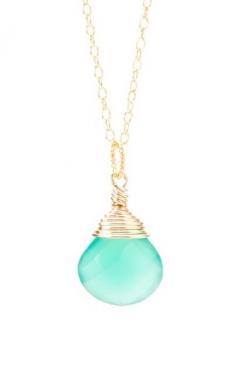 
                    
                        KEVIN N ANNA Emerald & Gold Pendant Necklace
                    
                