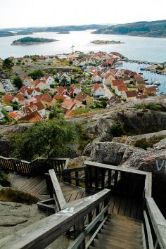 
                    
                        Stairs down to Fjällbacka, Sweden
                    
                