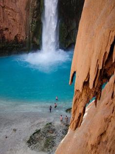 
                    
                        Mooney Falls, Havasu Canyon, Arizona    it is again very hard to contain myself on this kind of natural beauty
                    
                