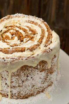 
                    
                        Pumpkin Roll with White Chocolate Icing with recipe (link)
                    
                
