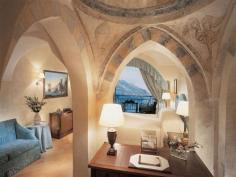 The Best Hotels in Italy: 12. Belmond Hotel Caruso, Ravello This eleventh-century villa sits high above the town of Ravello overlooking the vertiginous Amalfi Coast. Should you feel like coming down from the heights, there’s plenty to see and do here: the hotel will take you to Positano or Pompeii via its boat, Ercole (Italian for “Hercules”) or you can sign up for a three-hour guided Vespa tour of the town by night