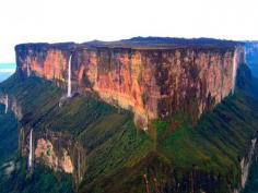 
                    
                        Mount Roraima, Guyana/Brazil/Venezuela. South America's answer to Uluru, this impressive sandstone plateau is surrounded on all sides by 400-meter cliffs, creating an isolated and unique ecosystem.
                    
                