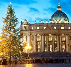 
                    
                        St. Peter's square at Christmas (Rome), Italy     |    25 Impressive photos of Christmas celebrations around the World. #17 Is Awesome!
                    
                