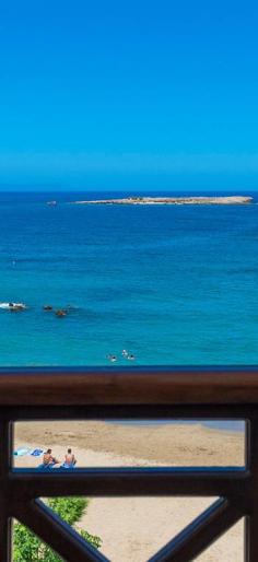 
                    
                        A small balcony with GREAT view - Nea Chora beach in Chania town, Crete
                    
                