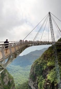 
                    
                        Langkawi Sky Bridge, Malaysia -this made me (literally) go weak at the knees:D Great views, anyway! -
                    
                