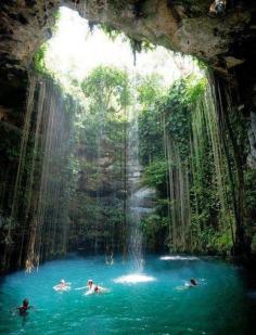 
                    
                        Gran Cenote, a natural hidden swimming pool - Tulum, Mexico
                    
                