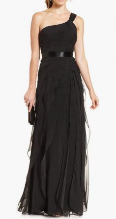 
                    
                        Adrianna Papell One-Shoulder Tiered Chiffon Gown #sponsored
                    
                