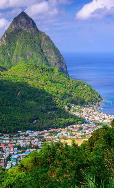 
                    
                        The ravishing island of St Lucia, in the Caribbean. #mountains #ocean #island #travel #wishlist #vacation
                    
                