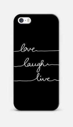 
                    
                        Love Laugh Live Black iPhone 5/5s, iPhone 6, iPhone 6 Plus Case
                    
                