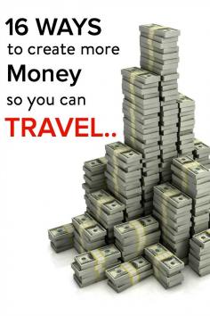 
                    
                        Is more travel on your bucket list for 2015? Here's 16 ways to create more money so you can!
                    
                