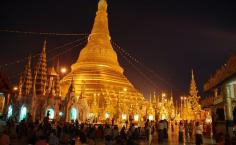 
                    
                        The Schwedagon Pagoda in Yangon, Myanmar
                    
                
