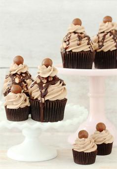 
                    
                        Double Chocolate Mocha Crunch Cupcake - Click For Recipe
                    
                