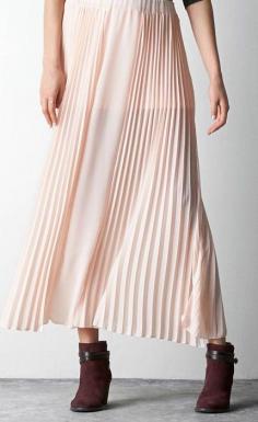 
                    
                        Cream Don't Ask Why Pleated Maxi Skirt
                    
                