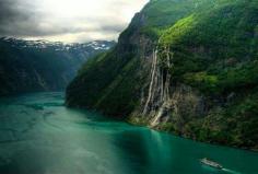 
                    
                        The Seven Sisters Waterfall, Norway.
                    
                