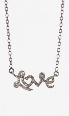 
                    
                        Love Pave Diamond Pendant Necklace
                    
                