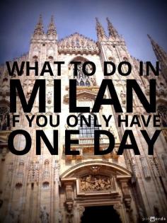 
                    
                        What to do in Milan if you only have one day #italy #travel  mymelange.net/...
                    
                
