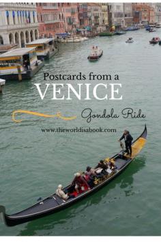 
                    
                        Postcards from a Venice Gondola Ride - Italy
                    
                