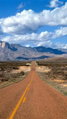 
                    
                        Lonesome Highway, Guadalupe Mountains, Texas
                    
                