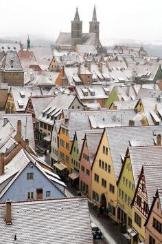 
                    
                        The houses of Rothenburg-ob-der-Tauber, Bavaria, Germany
                    
                