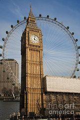 
                    
                        Cities Art - Big Ben and Eye by Donald Davis
                    
                