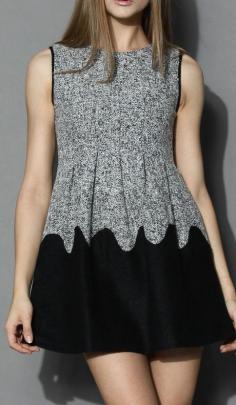 
                    
                        Melt Down Wool Blend Grey Dress
                    
                