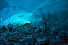 
                    
                        Mendenhall Ice Caves of Juneau in Alaska
                    
                