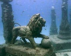 
                    
                        CLEOPATRA's UNDERWATER KINGDOM , Alexandria, Egypt    Lost for 1,600 years, the royal quarters of Cleopatra were discovered off the shores of Alexandria. A team of marine archaeologists began excavating the ancient city in 1998. Historians believe the site was submerged by earthquakes and tidal waves, yet, astonishingly, several artifacts remained largely intact. Amongst the discoveries were the foundations of the palace, shipwrecks, red granite columns, and statues ...
                    
                