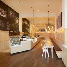Phil and Sebastian cafe interior design. Cafe interior design by Mckinley Burkart.