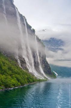 
                    
                        Beauty Of NatuRe: The Seven Sisters waterfall Geiranger, Norway
                    
                