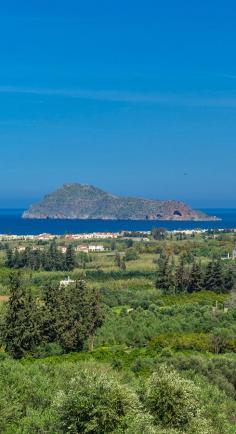 
                    
                        Agioi Theodoroi islet - View from Platanias area in Chania, Crete
                    
                