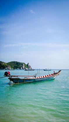 
                    
                        Longtail boat on the southern coast of Koh Tao, Thailand.
                    
                