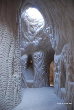 
                    
                        This is a hand carved cave in Abiquiu, NM near Ghost Ranch.
                    
                