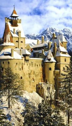 
                    
                        Beautiful Dracula's Bran Castle, Transylvania, Romania, Europe   |   The 20 Most Stunning Fairytale Castles in Winter
                    
                