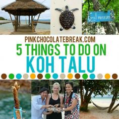 
                    
                        5 things to do on Koh Talu #thailand
                    
                
