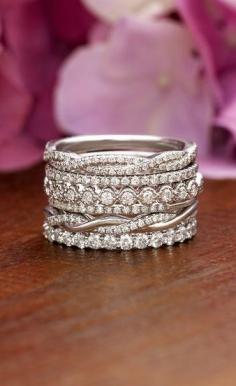 
                    
                        Stacked Wedding Rings
                    
                