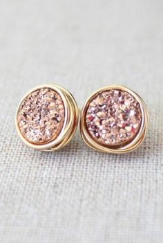 
                    
                        Rose Gold Eclipse Earrings
                    
                