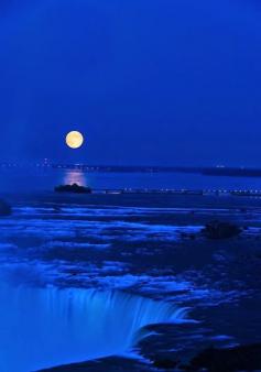
                    
                        Niagara Falls on the full moon  Azat Live - Google+
                    
                