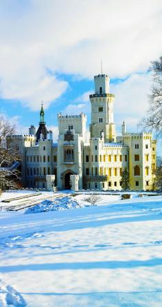 
                    
                        Hluboka nad Vltavou chateau, Czech Republic   |   The 20 Most Stunning Fairytale Castles in Winter
                    
                