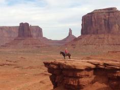 
                    
                        When I saw this Navajo man ride his horse out to the point, I couldn't imagine a more iconic image of Monument Valley. Discovered by Carmie Pennington at Monument Valley Navajo Tribal Park, Navajo County, Arizona
                    
                