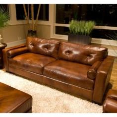 
                    
                        Soho Top Grain Leather Sofa in Rustic
                    
                